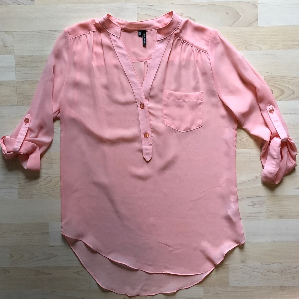 Light Pink Sheer Shirt
